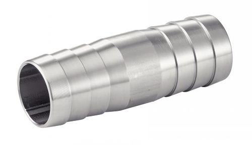 Adaptador hidráulico para tubos - 5263 - BENE INOX - estriado-estriado / em aço inoxidável / cilíndrico