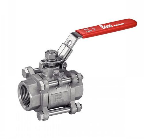 Válvula de esfera - 58163 - BENE INOX - de alavanca / fêmea-fêmea / 3 peças