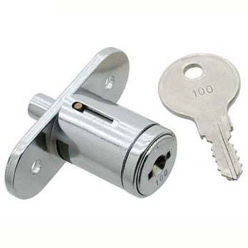 Fechadura com acionamento por botão - C990A  - Camlock Systems - para móvel de madeira