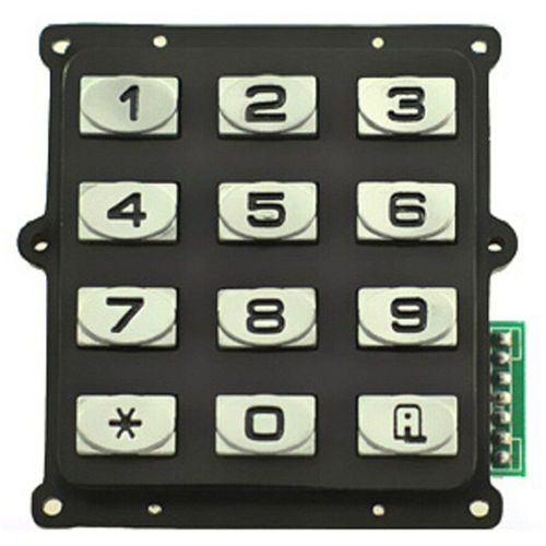 Teclado numérico 12 teclas - B519 - Joiwo Explosion Proof Science and Technology - embutido / metálico / IP65