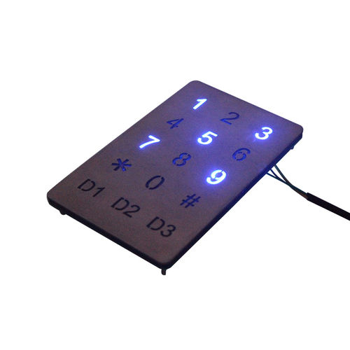 Teclado numérico 15 teclas - B809 - Joiwo Explosion Proof Science and Technology - de parede / metálico / USB
