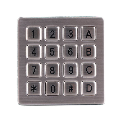 Teclado numérico 16 teclas - B706 - Joiwo Explosion Proof Science and Technology - embutido / em aço inoxidável / IP65