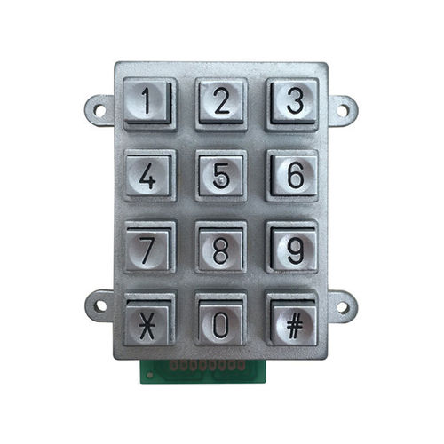 Teclado numérico 12 teclas - B509 - Joiwo Explosion Proof Science and Technology - de parede / em zinco / IP54