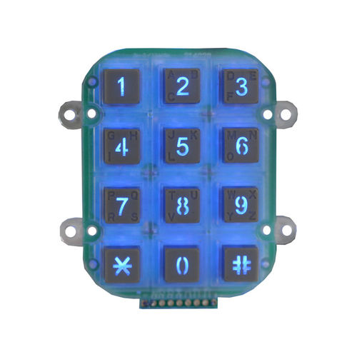 Teclado numérico 12 teclas - B202 - Joiwo Explosion Proof Science and Technology - de parede / em material plástico / USB