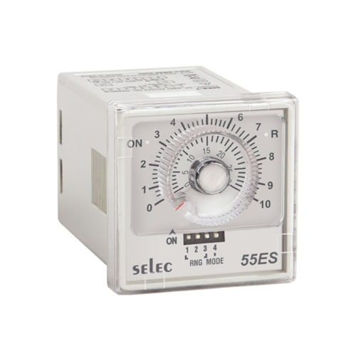 Relé temporizador eletrônico - 55ES-G series - SELEC Controls Pvt. Ltd. - analógico / com retardo na energização (on delay) / plug-in