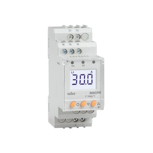 Relé de proteção de sobrecorrente - 900CPR-1-BL-U - SELEC Controls Pvt. Ltd. - de subcorrente / 1 NA/NF / monofásico