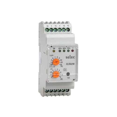 Relé de proteção de fuga à terra - ELRA2M - SELEC Controls Pvt. Ltd. - de corrente / de nível / 1 NA/NF