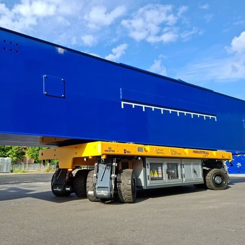Carro de transferência motorizado elétrico - INDUSTRIAL LIFT - com 2 eixos / compacto / comandado por rádio-controle