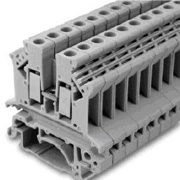 Borne para trilho DIN - UL-UK series - Elinker Electric - com ligação de parafuso