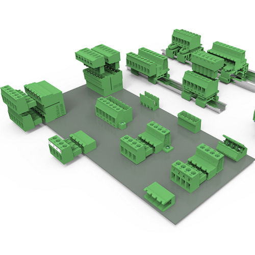 Borne para trilho DIN - Pluggable Terminal Blocks - Elinker Electric - para PCI / de encaixe / com ligação de parafuso