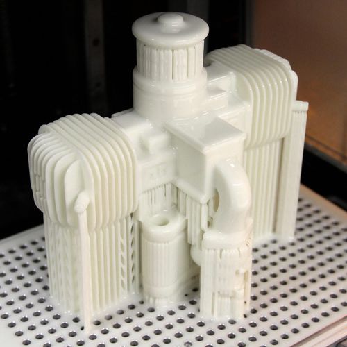Resina para impressora 3D em ABS - ABS Flex White - Envisiontec - branca / industrial