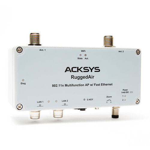 Ponto de acesso de wi-fi Wi-Fi - RuggedAir100 - ACKSYS Communications & Systems - MIMO / PoE / para rede