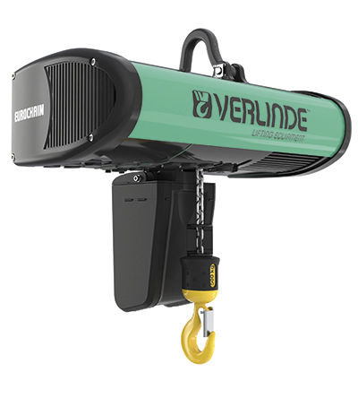 Talha elétrica de corrente - EUROCHAIN VX VARIO series - VERLINDE - de velocidade variável