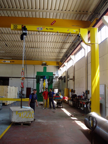 Guindaste de coluna - GBT - ETS engineering Spa - rotativo