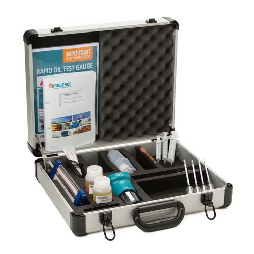 Kit de teste para gasóleo - GOTest™ - GESERCO - de viscosidade / de teor de água / de densidade