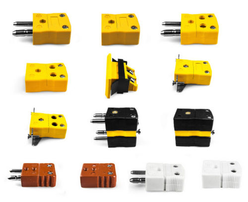 Conector de alimentação elétrica - AS Series ANSI - Labfacility Limited - retangular / para termopar / em linha