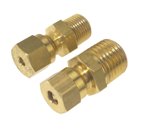 Conexão hidráulica - Labfacility Limited - de roscar / em latão / para sensor