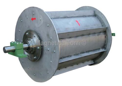 Separador de metais - TMK series - Magnetica Torri s.r.l. - magnético de tambor / para a indústria de reciclagem / para fundição