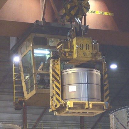 Garra de elevação para bobinas - Heppenstall Technology - vertical