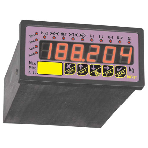 Indicador de peso com display LED - DW-ST  - Data-Control PC - embutido / Ethernet / sem fio