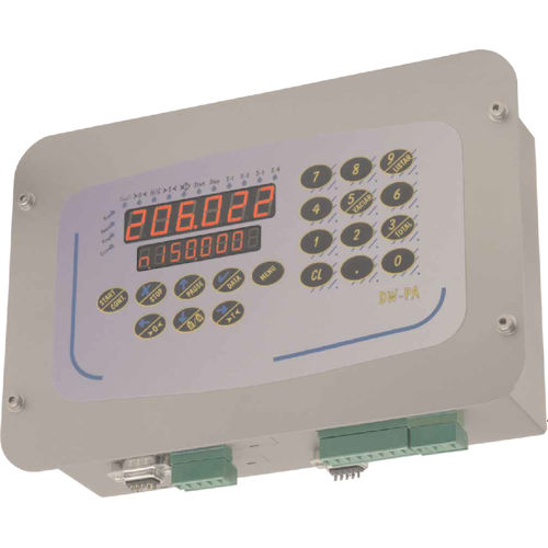 Indicador de peso com display LED - DW-PA  - Data-Control PC - embutido / multifuncional / em aço inoxidável