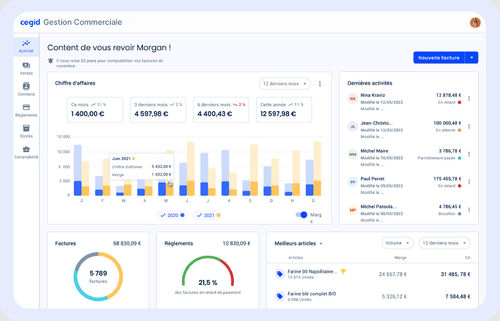 Software de comércio eletrônico - CEGID - de gestão de encomendas / de análise estática / de desenvolvimento