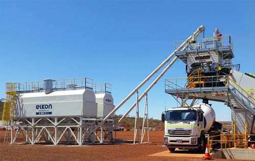 Silo de cimento - ELKON - horizontal / telescópico
