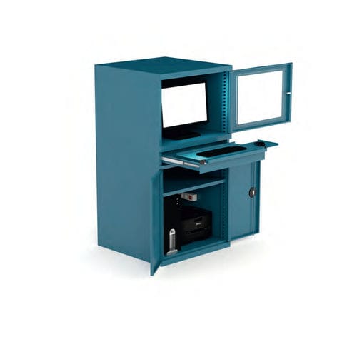 Armário para equipamento informático de piso - 105 series - HECO - modular