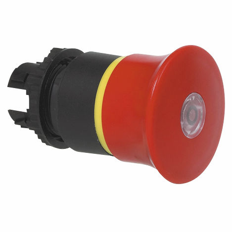 Botão de comando botão cogumelo - BACO - de freio de emergência / IP66 / eletromecânico