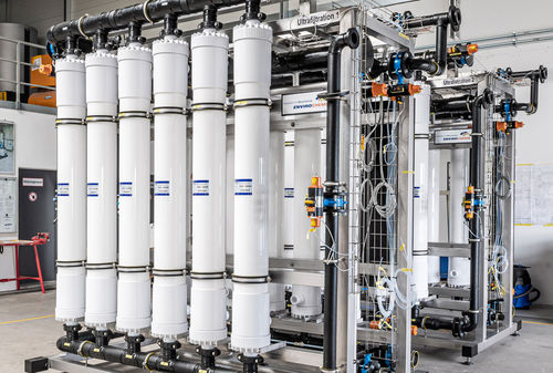 Estação de tratamento de águas residuais mecânica - EnviroChemie GmbH - contínua
