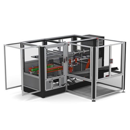 Formadora de caixas automática - BEM200 series - EAR FLAP® - cola quente hot-melt / fita adesiva / pneumática