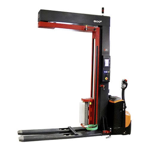 Envolvedora com braço giratório - 800e - EAR FLAP® - semiautomática / com sistema de freio mecânico / de paletes