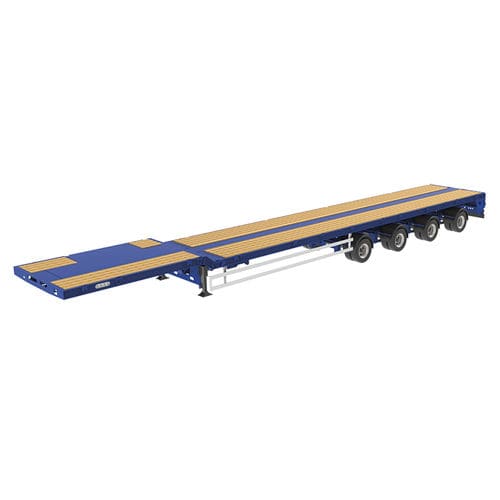 Semirreboque prancha - SPZ series - Goldhofer - Gooseneck / para cargas longas / com 3 eixos