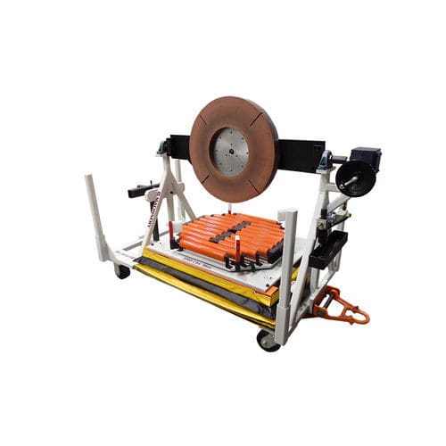 Carrinho com rodízios - C & B Machinery - ergonômico / pneumático