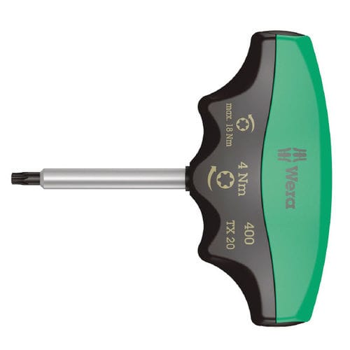 Chave de parafusos dinamométrica - 400 TX - Wera Tools - com fenda Torx