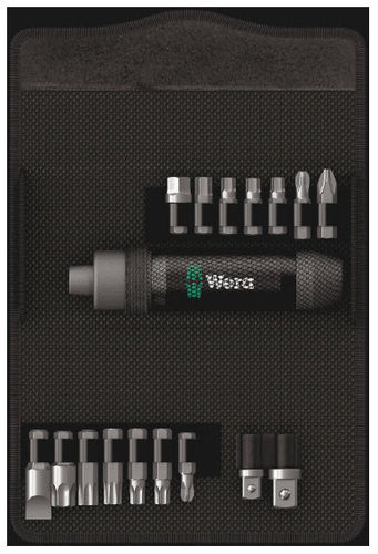 Chave de parafusos porta-pontas - 2090/17 - Wera Tools - allen sextavada interna / com fenda Torx / Pozidriv