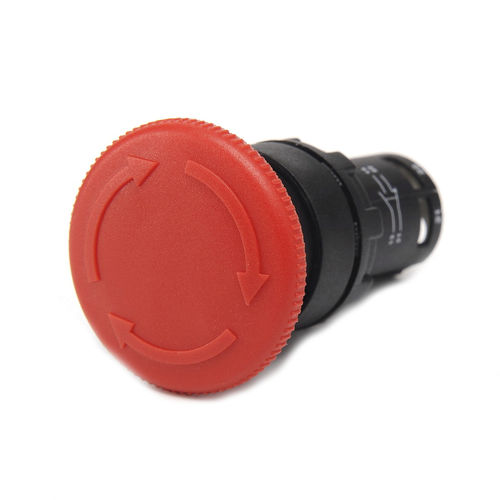 Botão de comando botão cogumelo - MB200 - Tecnomatic Italia - de freio de emergência