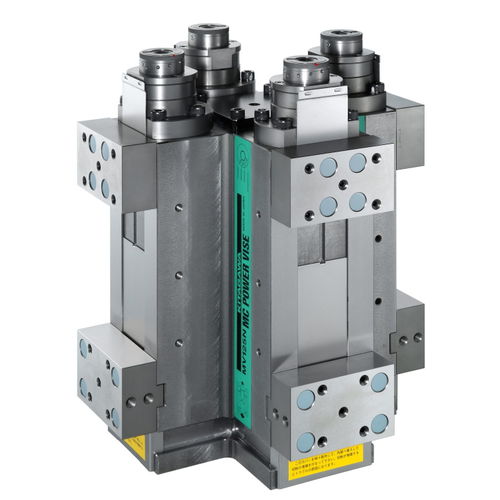 Torno para máquina-ferramenta - MV-125 - Kitagawa Europe - pneumática / vertical / 4 faces