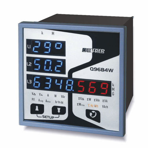 Analisador para redes elétricas trifásicas - Q96B4W - FRER - de qualidade da energia / integrável / digitais