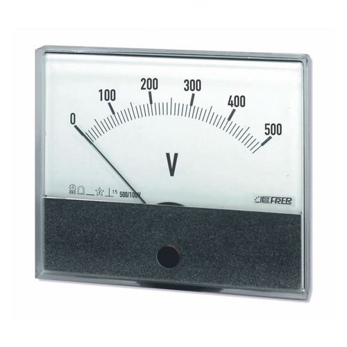 Voltímetro analógico - P70MVX - FRER - para montagem em painel / CC