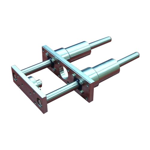 Unidade de guia em aço inoxidável - Type 34X - AVM AUTOMATION - de esferas / anticorrosão / ISO 15552