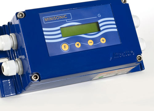 Medidor de vazão ultrassônico - MINISONIC G - ULTRAFLUX - volumétrico / para ar comprimido / para gás