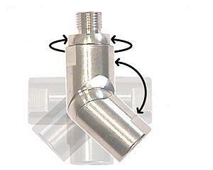 Conexão pneumática - DynaVariacor - MID - VARIACOR - de roscar / rápida / cotovelo de 90°