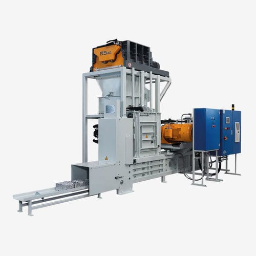 Prensa enfardadeira para sucata - DS-A 2200 - Austropressen Roither Maschinenbau GmbH - horizontal / de canal / automática