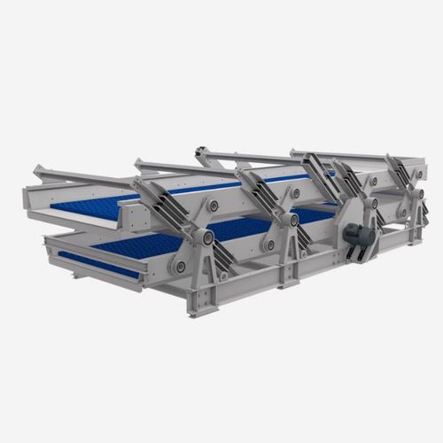 Peneira para peneiramento a seco - Binder+Co AG - para peneiramento molhado / vibratória linear / para produtos a granel