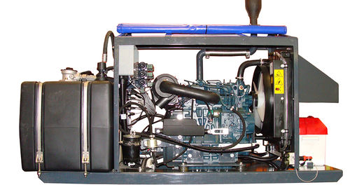 Motor a diesel - D series - Boschung Mecatronic AG - de 3 cilindros / em linha / silencioso