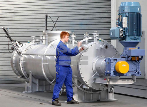 Secador de leito fluidizado - CFT - Buss SMS Canzler GmbH - de convecção / rotativo / contínuo