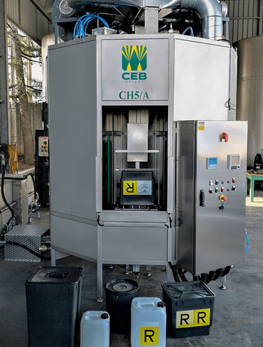 Máquina de limpeza de água - CH  - C.E.B. IMPIANTI S.r.l. - automática / para contêiners hospitalares / para embalagens