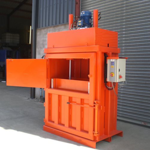 Prensa enfardadeira para papelão - CK250 - CK International ltd - para papel / vertical / com abertura frontal