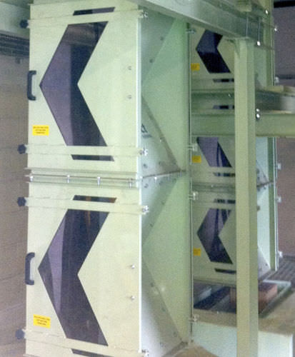 Separador de partículas - ZigZag - CP Manufacturing - de ar / para a indústria de reciclagem